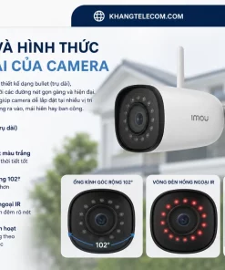 IMOU IPC-K2MP-3H1WE: Camera WiFi, AI Nhận Diện Người, Xem Từ Xa