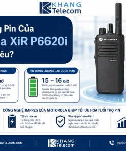 Máy Bộ Đàm Motorola XiR P6620i: Analog Digital, DMR, IP67