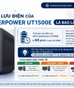 UPS CyberPower UT1500E: 1500VA, 900W, AVR, USB, Line-Interactive