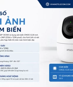 IMOU IPC-GK2DP-3C0W: Quay Quét 360°, Theo Dõi AI, Xem Từ Xa