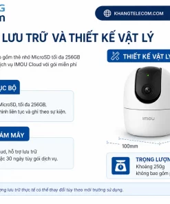 IMOU IPC-GK2DP-3C0W: Quay Quét 360°, Theo Dõi AI, Xem Từ Xa
