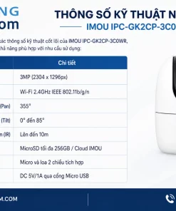Thông số kỹ thuật nền tảng