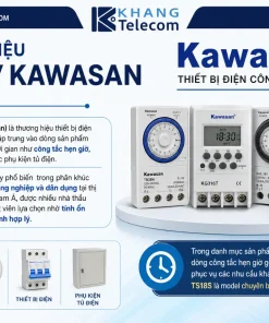 Công Tắc Hẹn Giờ KAWA TS18S: 36 Chu Kỳ, 1-99s, Chuông Điện