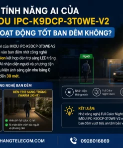 IMOU IPC-K9DCP-3T0WE-V2: Giám Sát Toàn Cảnh, AI, Xem Qua App