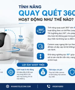 IMOU IPC-GK2DP-3C0W: Quay Quét 360°, Theo Dõi AI, Xem Từ Xa