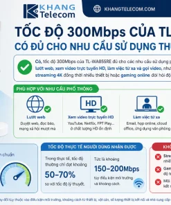 Bộ Mở Rộng Sóng WiFi TP-Link TL-WA855RE: 300Mbps, 2 Anten, AP Mode