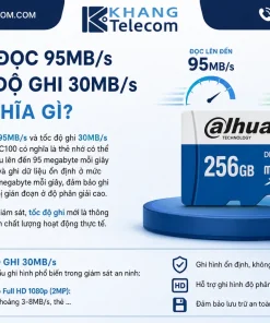 Thẻ Nhớ Dahua DHI-TF-C100 64GB: 95MB/s, C10, V30
