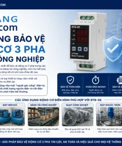 Công Tắc Bảo Vệ RT8-05: 3 Pha, Mất/Đảo Pha, Quá/Thấp Áp
