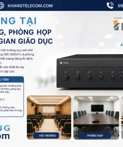 Mixer Amplifier TOA A-2060: 60W, MIC/AUX, 70V/100V