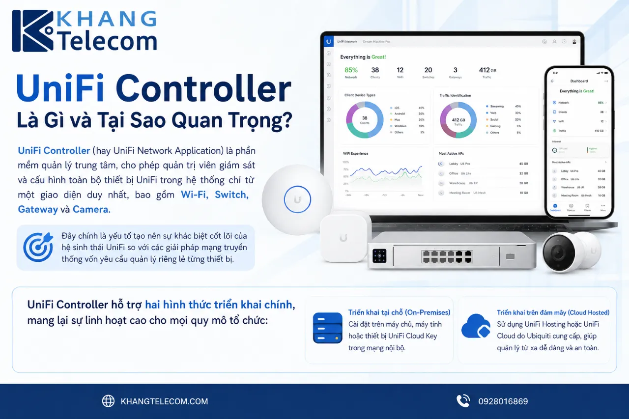 UniFi Controller Là Gì và Tại Sao Quan Trọng?