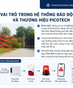 Đầu Dò Hồng Ngoại PICOTECH PCA-40T: PIR + MW, 12m, 100°