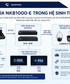 Bàn Điều Khiển Dahua NKB1000-E: PTZ, RS485, Network
