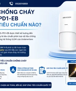 Nút Bấm Khẩn Cấp HIKVISION DS-PD1-EB: Có Dây, NO/NC, ABS Chống Cháy