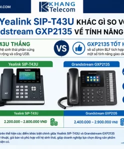 Yealink SIP-T43U: Giá Tốt, Màn Hình LCD, Hỗ Trợ SIP Account