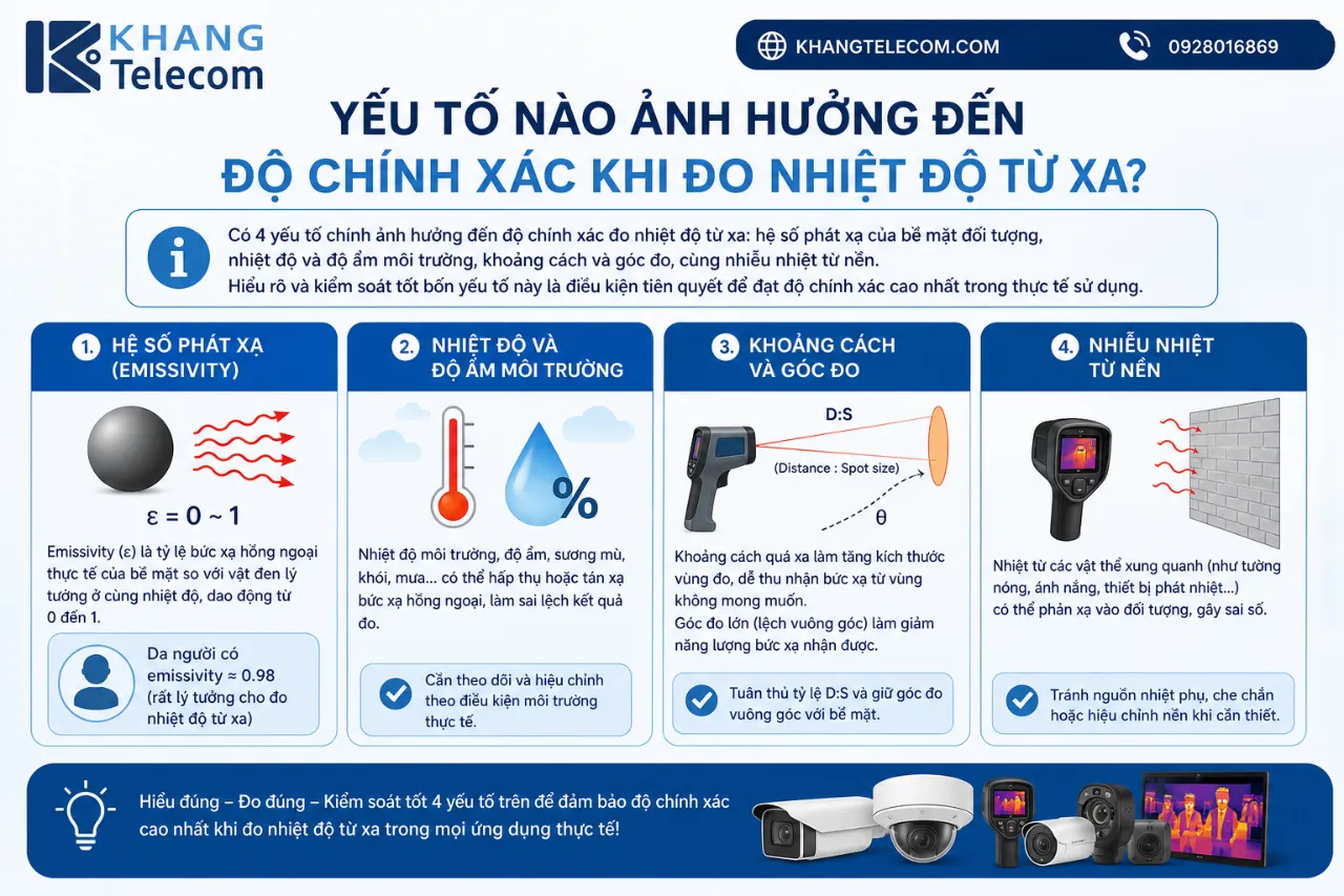 Yếu Tố Nào Ảnh Hưởng Đến Độ Chính Xác Khi Đo Nhiệt Độ Từ Xa?