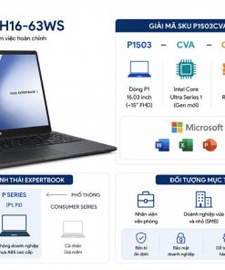 ASUS ExpertBook P1503CVA-C7H16-63WS Là Laptop Như Thế Nào?
