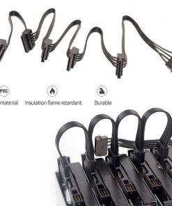 Cáp Chuyển 4PIN – 5 Cổng SATA Có Cấp Nguồn Được Cho HDD/SSD Không?