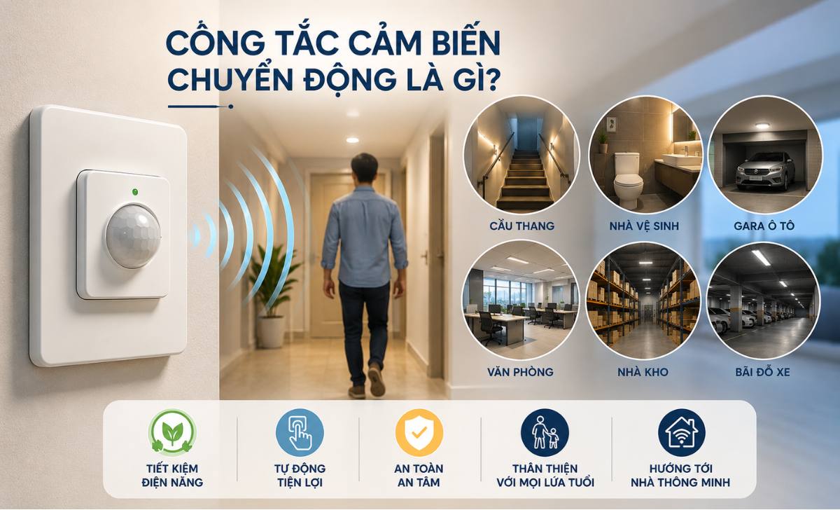 Công Tắc Cảm Biến Chuyển Động Là Gì?
