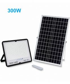 Đèn Pha LED Năng Lượng Mặt Trời SL53: 300W, IP65, 200m²