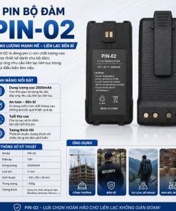 Pin bộ đàm PIN-02