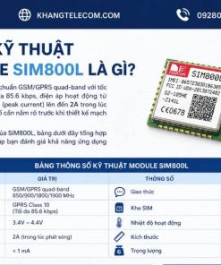 Thông Số Kỹ Thuật Của Module SIM800L Là Gì?