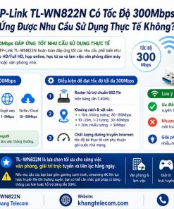 TP-Link TL-WN822N Có Tốc Độ 300Mbps Đáp Ứng Được Nhu Cầu Sử Dụng Thực Tế Không?