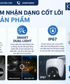 Camera Dahua DH-IPC-HFW1339DTK1-SW-PV: 3MP, Smart Dual Light, IP67