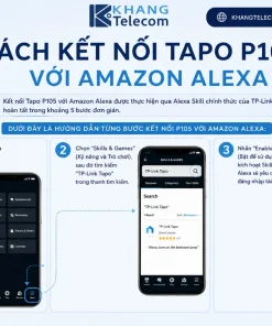 Ổ Cắm Thông Minh Mini Tapo P105: 1800W, Hẹn Giờ, Alexa, Google