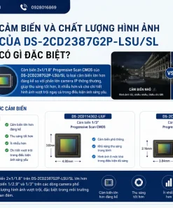 Camera Hikvision DS-2CD2387G2P-LSU/SL: 8MP, 180°, ColorVu 24/7