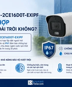 Camera Analog Hikvision DS-2CE16D0T-EXIPF: 2MP, IR 20m, IP67, 4in1