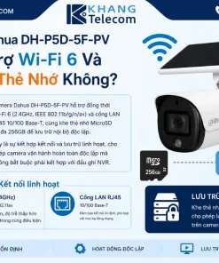 Camera Dahua DH-P5D-5F-PV Picoo Dual D1: 10MP, 2 Ống Kính, IP66