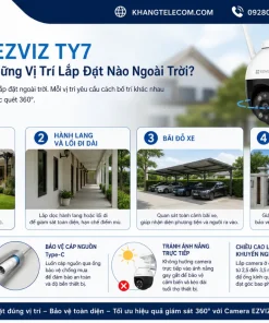 Camera EZVIZ TY7 Dual 2K+: Ống Kính Kép, Theo Dõi Người, Toàn Cảnh