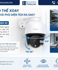 Camera IMOU IPC-K7FP-8V0N Cruiser SC: 8MP 4K, Xoay 355°, Đêm 30m