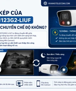 Camera Hikvision DS-2CD1123G2-LIUF: 2MP, Đèn Kép 30m/20m, IP67
