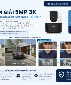 Camera IMOU IPC-A52P Ranger 2: 3K 5MP, Xoay 355°, IR 10m