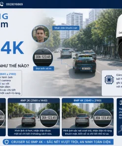 Camera IMOU IPC-K7FP-8V0N Cruiser SC: 8MP 4K, Xoay 355°, Đêm 30m