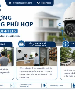 Camera Analog PT 2MP HIKVISION DS-2CE70D0T-PTLTS: PT, Full HD, 2 Chiều