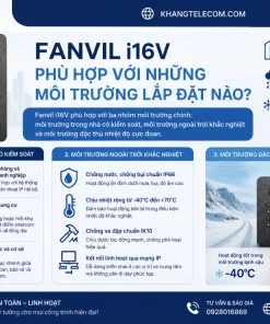 Camera Chuông Cửa IP Fanvil i16V: SIP, HD, IP65, PoE, IK10, H.264