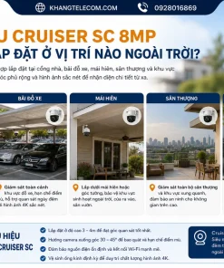 Camera IMOU IPC-K7FP-8V0N Cruiser SC: 8MP 4K, Xoay 355°, Đêm 30m