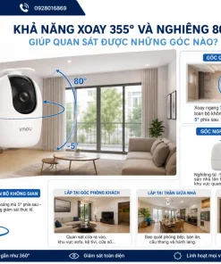 Camera IMOU IPC-A52P Ranger 2: 3K 5MP, Xoay 355°, IR 10m