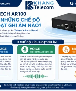 Máy ghi âm điện thoại 01 line ARTECH AR100: Tự Động, SD, Caller ID