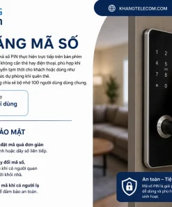 Khóa Cửa Cổng Nhôm PHGLock FE605A: 5 Cách Mở, App 1–2 Mặt