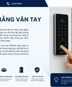 Khóa Cửa Cổng Nhôm PHGLock FE605A: 5 Cách Mở, App 1–2 Mặt