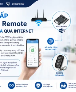 Khóa Cửa Cổng Nhôm PHGLock FE605A: 5 Cách Mở, App 1–2 Mặt