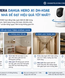 Camera Wifi Dahua Hero A1 DH-H3AE: 3MP, Xoay 355°, IR 10m