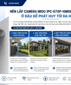Camera IMOU IPC-S7XP-10M0WED Cruiser Dual: 10MP, 2 Ống Kính, IP66