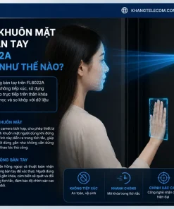 Khóa Cửa PHGLock FL8022A: 3 Sinh Trắc Học, Video 2 Chiều