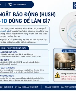 Đầu Báo Nhiệt Nhật Bản Nittan CRG-1D: Cố Định, 65°C, Pin 10 Năm