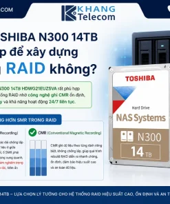 Ổ cứng chuyên dụng 14TB TOSHIBA HDWG21EUZSVA: 256MiB, SATA, 7200rpm