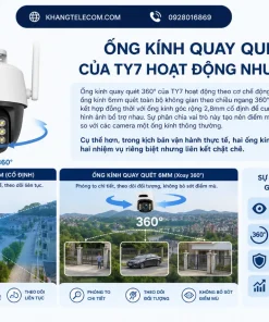 Camera EZVIZ TY7 Dual 2K+: Ống Kính Kép, Theo Dõi Người, Toàn Cảnh
